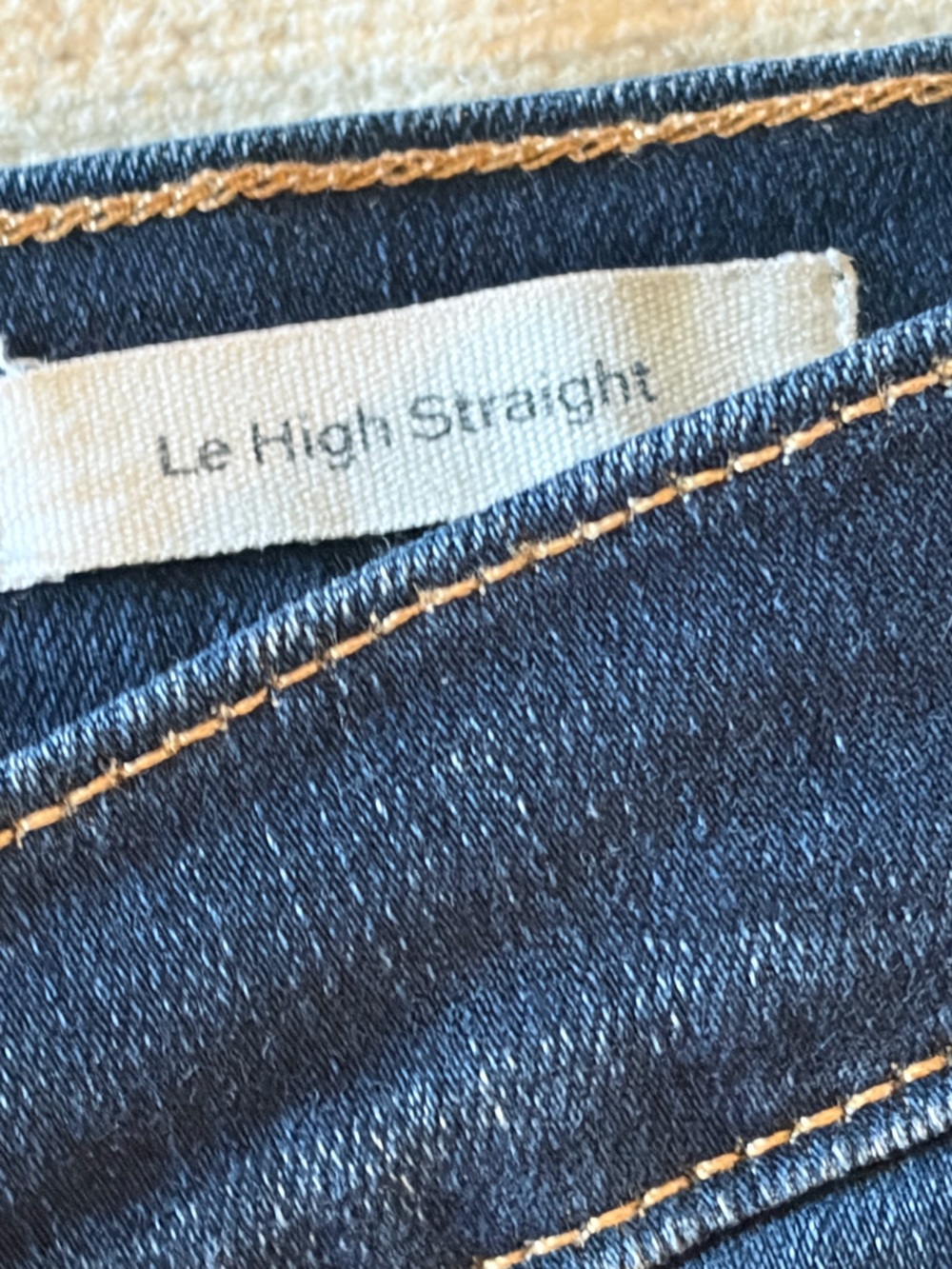 FRAME Le High Straight Cabana Raw Staggered Hem Jeans 29 - Picture 6 of 12
